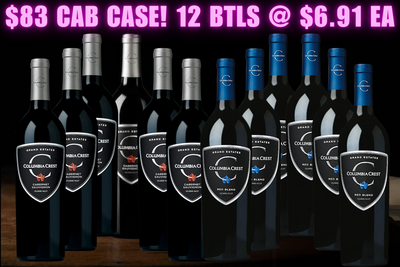 $83 Cab CASE❗️12 btls $6.91 ea❗️91pt Best Buy Top 100 Best-Sellers