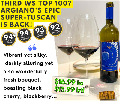 94pt Argiano $16 Super-Tuscan Stunner is BACK!