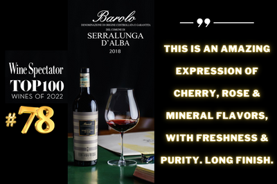 WS Top 100 Brilliant Barolo BEST Buy from Serralunga d'Alba