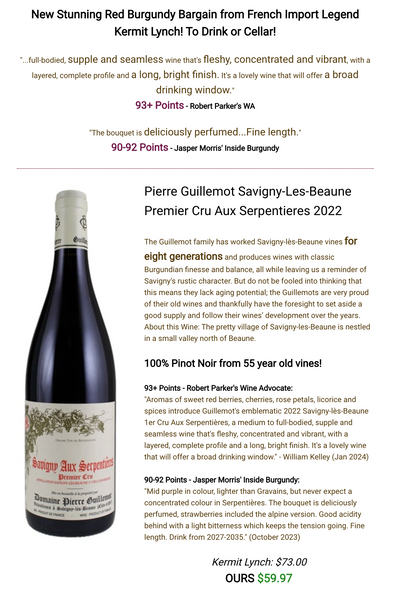 RP 93 "Premier Cru Red Burg Bargain Stunner! Seamless"