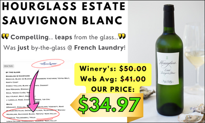 French Laundry Sauv Blanc $34.97 "IMPECCABLE" Hourglass