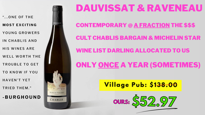 CULT Chablis (Dauvissat Taste-Alike) @ Hundreds LESS: Moreau Naudet