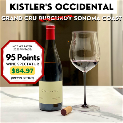 Kistler Occidental $65, Kosta Browne Gap's Crown, Drouhin's #14 Top 100 Wine.