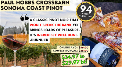 Paul Hobbs Pinot!! RP 94 @ $34-29 "Incredibly Well Done"