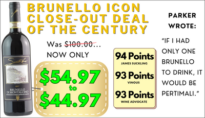 50% OFF Sassetti Brunello DEAL OF THE CENTURY