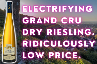 Electrifying $36.97 Grand Cru Alsace Dry Riesling Legend