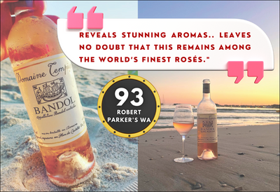 (RP 93) New "STUNNING" Tempier Bandol Rose - 36 btls only