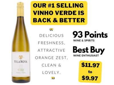 Sub-$12 ⚠️ 93pt Best Buy #1 Electric Vinho Verde!!