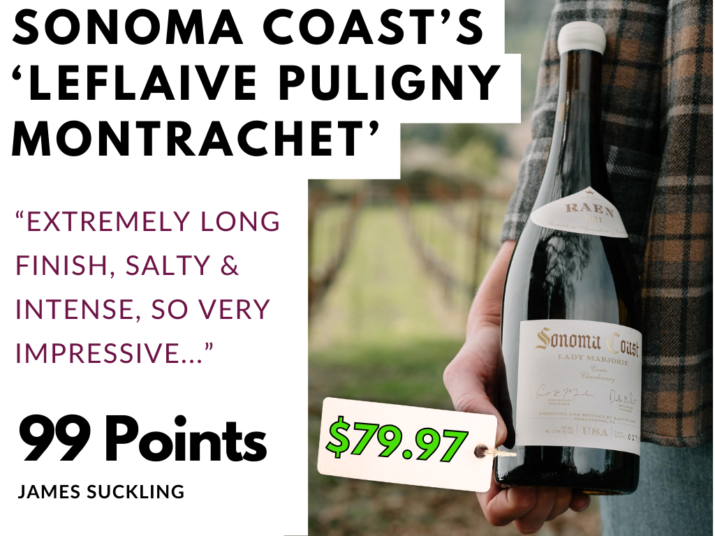 RAEN Lady Marjorie Chardonnay 2022 (Sonoma Coast, California) [JS 99